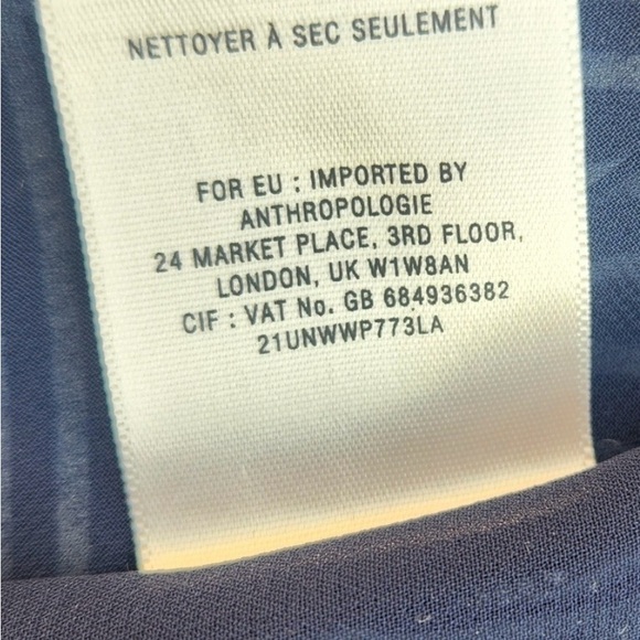 Leifsdottir Anthropologie Abstract Print Wide Leg Pants | Palazzo | Size 12 - Picture 8 of 8